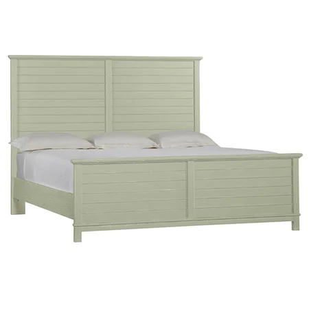 Queen Cape Comber Panel Bed